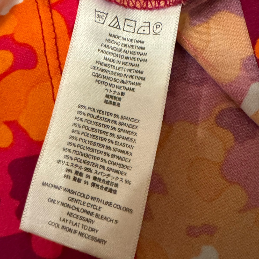 MICHAEL KORS Women’s Midi Orange Dress size Large - Picture 15 of 16